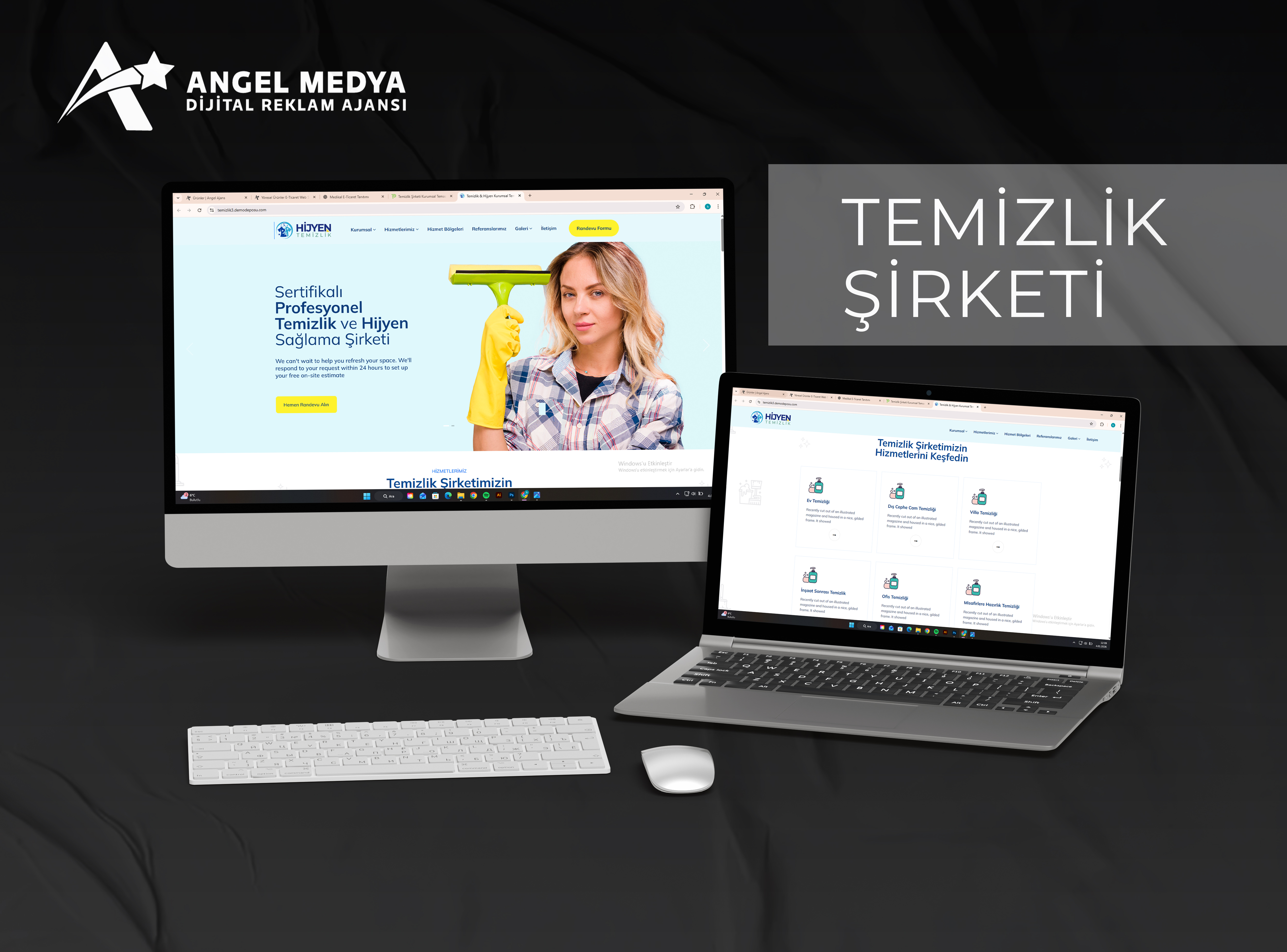 Temizlik Şirketi Kurumsal Web Site Tasarımı