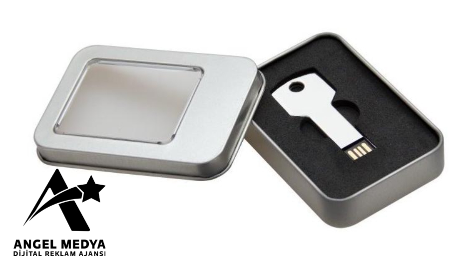 PENCERELİ METAL USB KUTU
