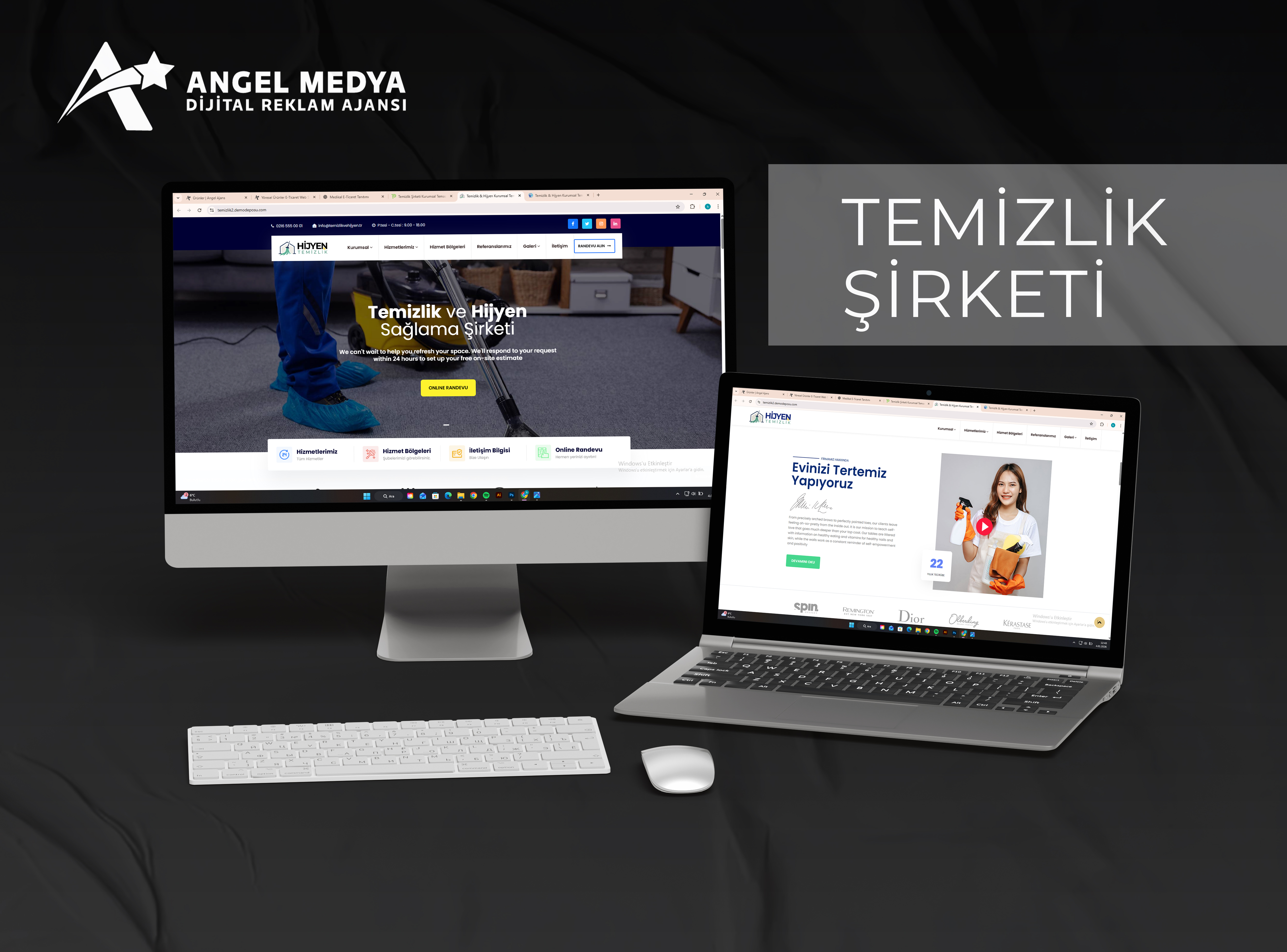 Temizlik Şirketi Kurumsal Web Site Tasarımı