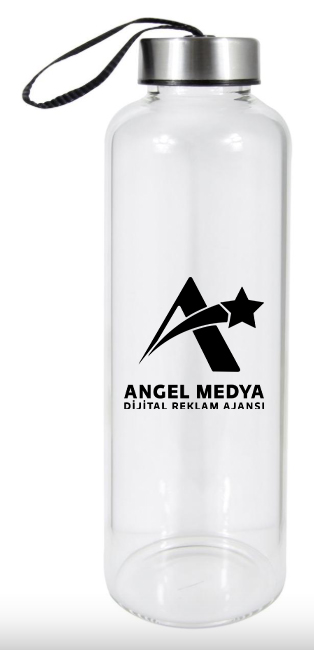 SİMETRİ 500 ML BOROSİLİKATLI CAM MATARA