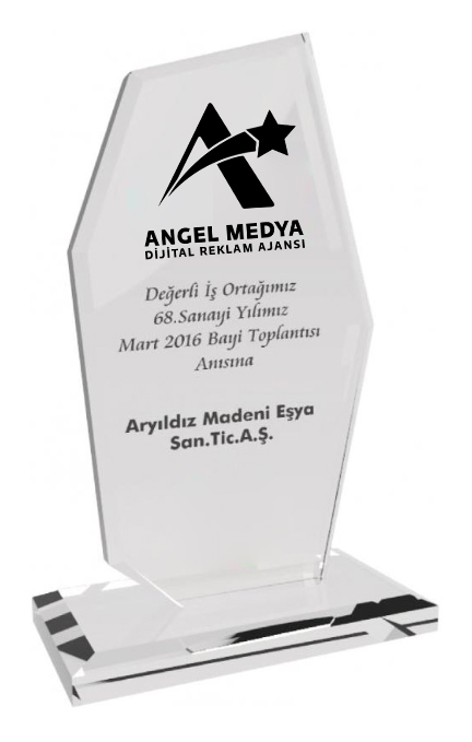 LİBRARY KRİSTAL PLAKET